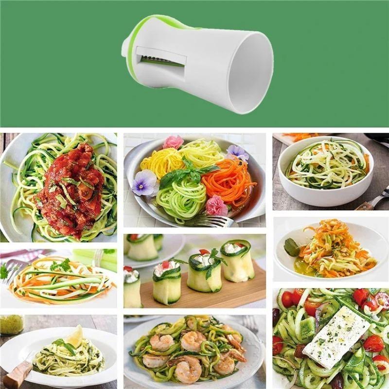 1pc The new kitchen multifunctional slicer spiral funnel slicer rotary slicer vegetable slicer vegetable slicer and vegetable cutting tool are simple and easy to use