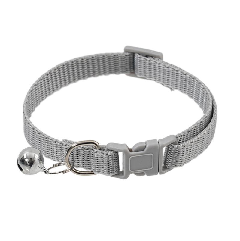 Mixed Color 10-Piece Cat Bell Collar Set, Simple Fashion Necklace, Adjustable Dog & Cat Collars, European Style, Stylish Pet Accessories