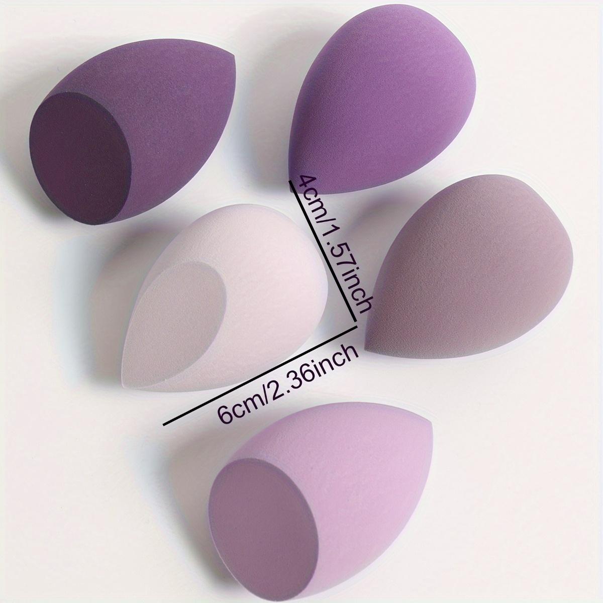 9 pieces of random color and shape beauty sponge, foundation mixed sponge set, suitable for liquids, creams and powders, free of latex dual-purpose wet and dry makeup puffs, suitable for all skin types