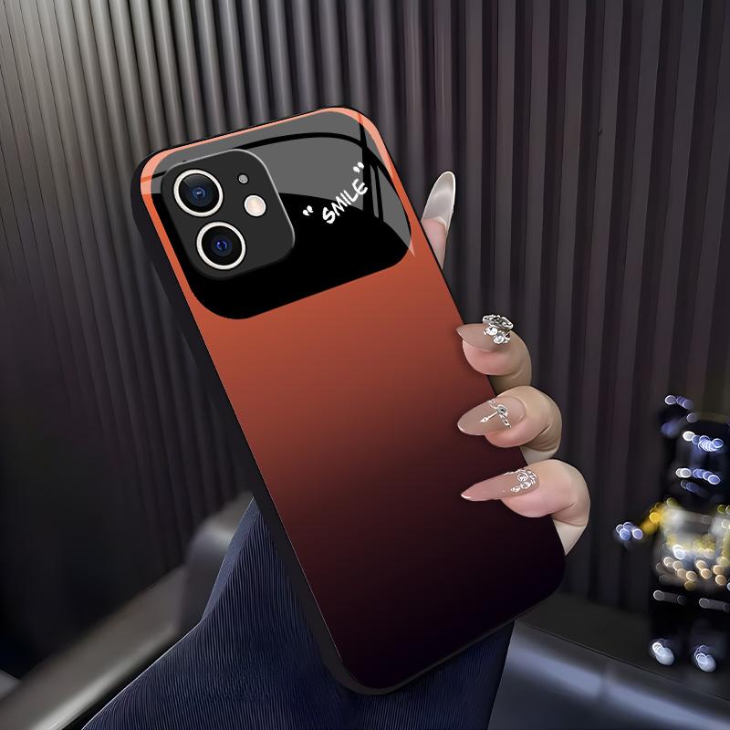 Aesthetic Gradient Phone Case for【iPhone 11】, Anti-Scratch Hard Cover with Full Camera Protection 666
