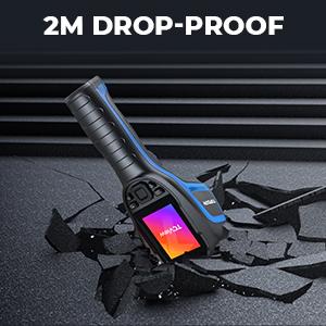 TOPDON TC005 256 x 192 IR High Resolution Dual-Camera Thermal Imaging Camera with 12-Hour Battery Life and 2MP Visual Light Camera, -4°F~1022°F Handheld Infrared Thermal Imager with PC 2D/3D Analysis