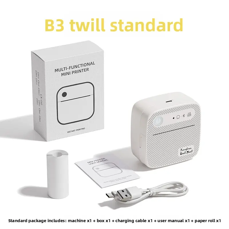 Pocket Size Portable Wireless Bluetooth Thermal Printer - Inkless Mini Machine for Photo, Label, Barcode Printing, Wrong-Question Sorting, Ideal for Home/Office Use Pocket Size Portable Wireless Bluetooth Thermal Printer - Inkless Mini Machine for Photo, Label, Barcode Printing, Wrong-Question Sorting, Ideal for Home/Office Use