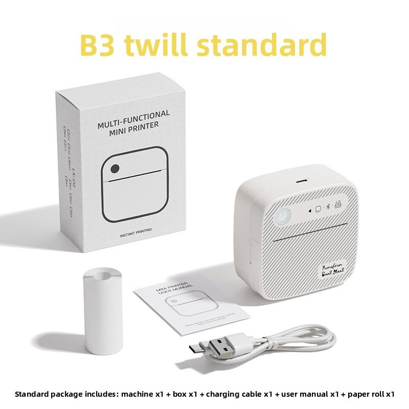 Pocket Size Portable Wireless Bluetooth Thermal Printer - Inkless Mini Machine for Photo, Label, Barcode Printing, Wrong-Question Sorting, Ideal for Home/Office Use