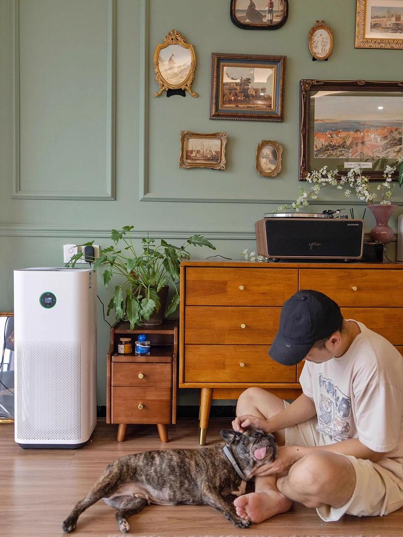 Elegant Small Nightstand, Solid wood - No MDF, Space-Saving Bedside Table with Drawers