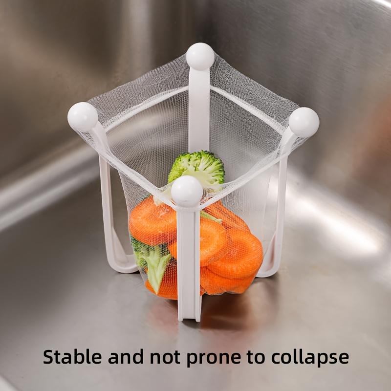 51/101 plastic kitchen sink drain baskets, hanging dishwashing nets, storage for leftover rice, grains and garbage, filter screens, easy to clean and reusable drain racks.