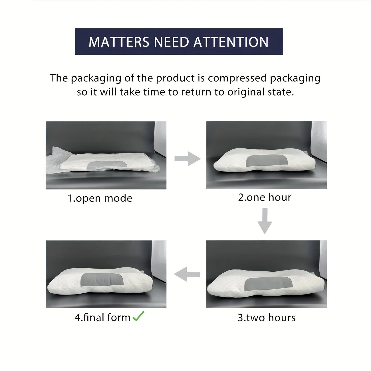 This product boasts a 4D ergonomic design with specific areas tailored for back and side sleepers, Comfortable Pillow Designed for Neck Support, Featuring a Zoned Contour for Side And Back Sleepers, with a Cooling Cover That Is Breathable And Washable.