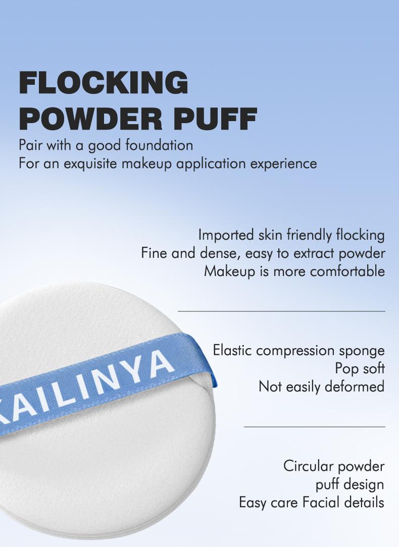 Long-Lasting Waterproof Foundation Powder, Smooth Finish, Non-Cakey, Fine Texture, Ideal for All Skin Types, Perfect for Daily Use