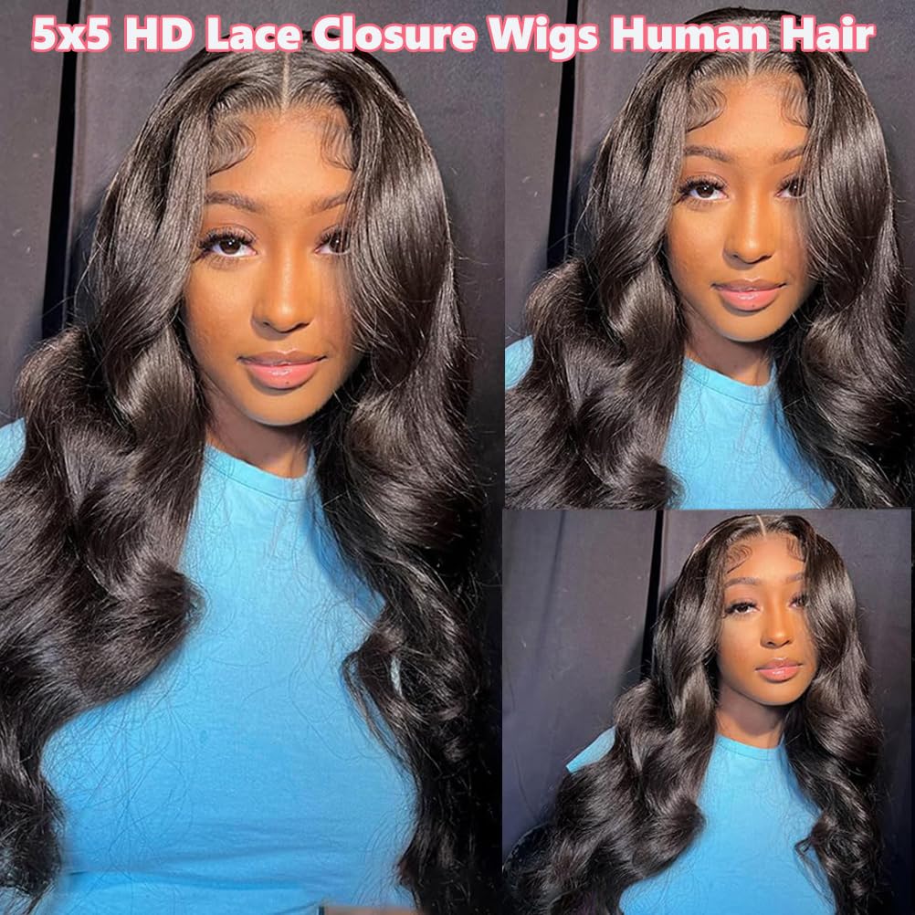 5x5 6x4 glueless wigs body wave Lace Closure wigs Human Hair HD Lace Closure Wigs Human Hair Pre Cut Lace No Glue 180% Density Bling Hair Princess TikTokShopBlackFriday 5x5 6x4 glueless wigs body wave Lace Closure wigs Human Hair HD Lace Closure Wigs Human Hair Pre Cut Lace No Glue 180% Density Bling Hair Princess TikTokShopBlackFriday