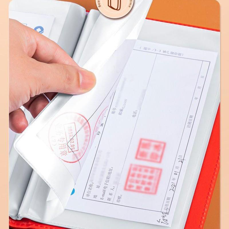 Bill Organizer Book, Bank Deposit Ledger, Financial Management Tool, Secure and Organized Accounting and Archive Management