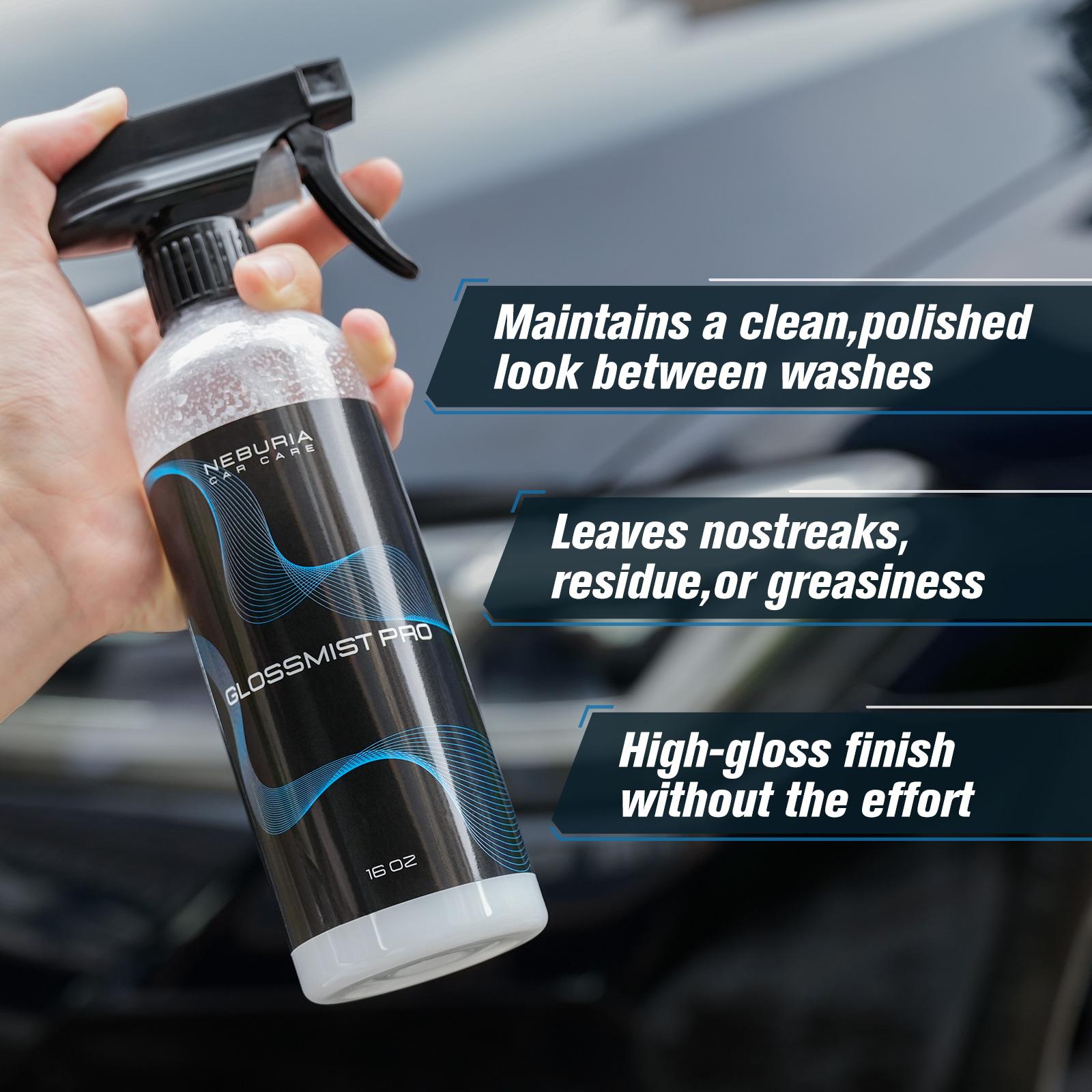 NEBURIA Car Coating Spray – Instant Gloss & Hydrophobic Protection,  Polishing for All Surfaces (Paint, Glass, Plastic)-Advanced Automobile Quick-acting Coating Agent With Dust -Proof and Glazing Effects-Long Lasting Car Paint Waxing Solution