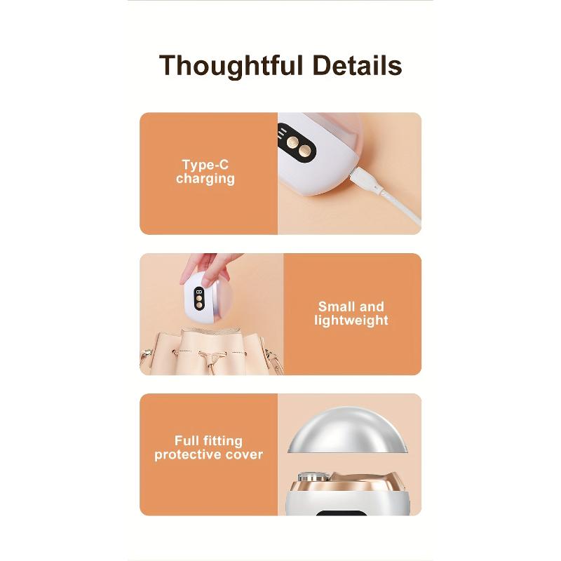 Smart Electric Nail Clipper 2-in-1 Nail Polisher Trimmer, USB Rechargeable, with Anti-Cut, Grinding, and Lighting Functions, Ideal for Manicures, Nail Filing, Polishing, and Shaping, a Perfect Gift