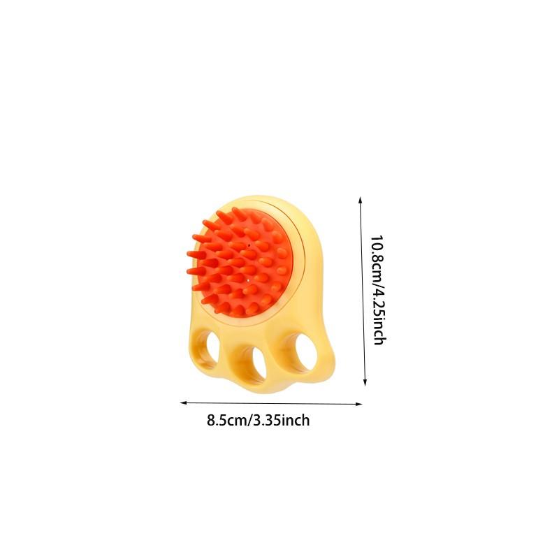 2-Pack Pet Bath Brush, Silicone Massage Comb, Soft Multi-Function Head Brush, Cat Cleaning Brush, Dog and Cat Grooming Tools