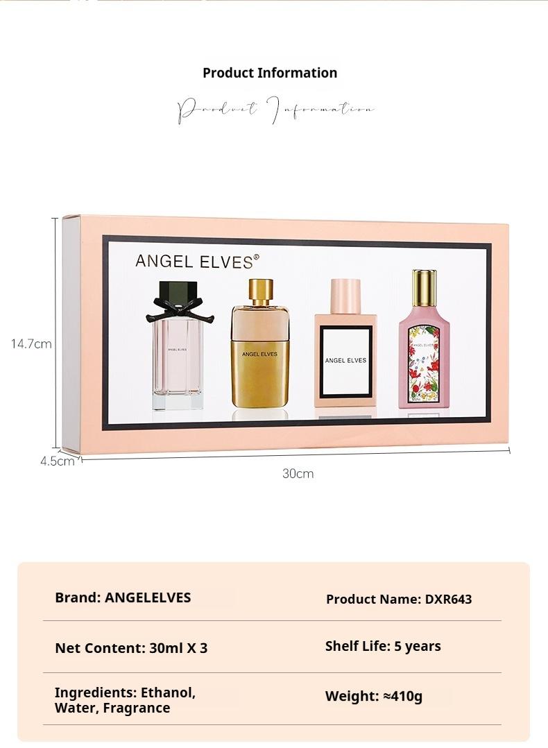 Angel Elves Women Perfume Gift Set, Long-Lasting Floral Fragrance Series, Elegant 30ML Bottles, Perfect Gift for Mom Girlfriend Bestie