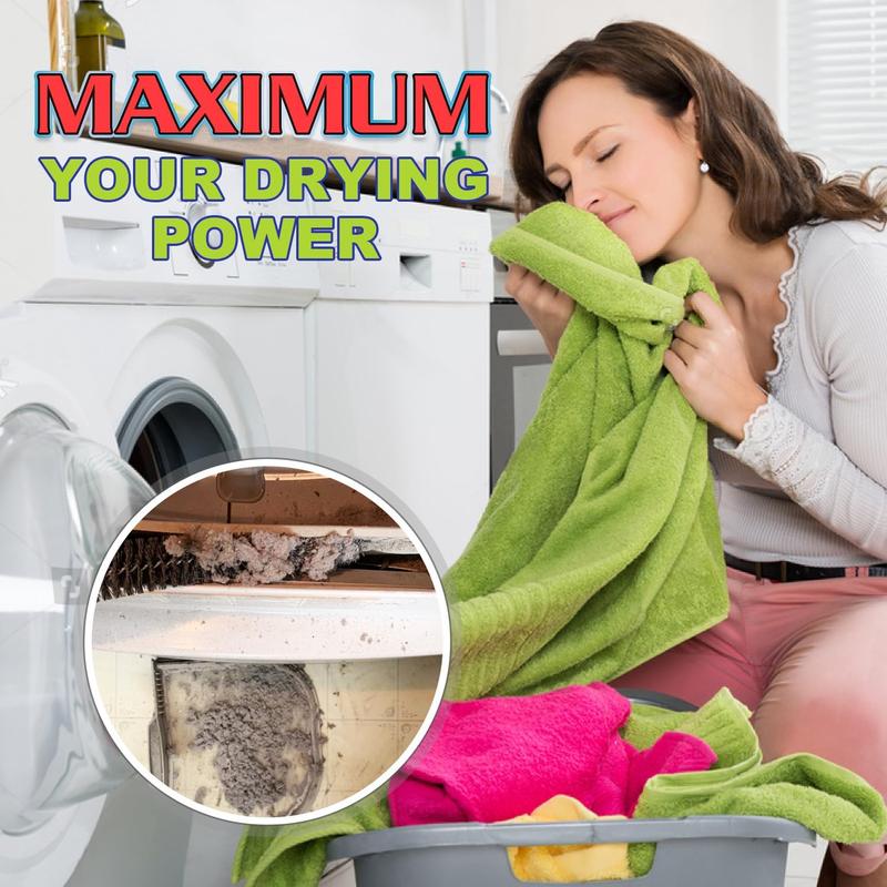 Dryer Vent Cleaner Kit,Attachment Compatible with All Vacuum Cleaner,Dryer Cleaning Tool,Deep Clean Lint Remover Tool,Home Safety Must Have