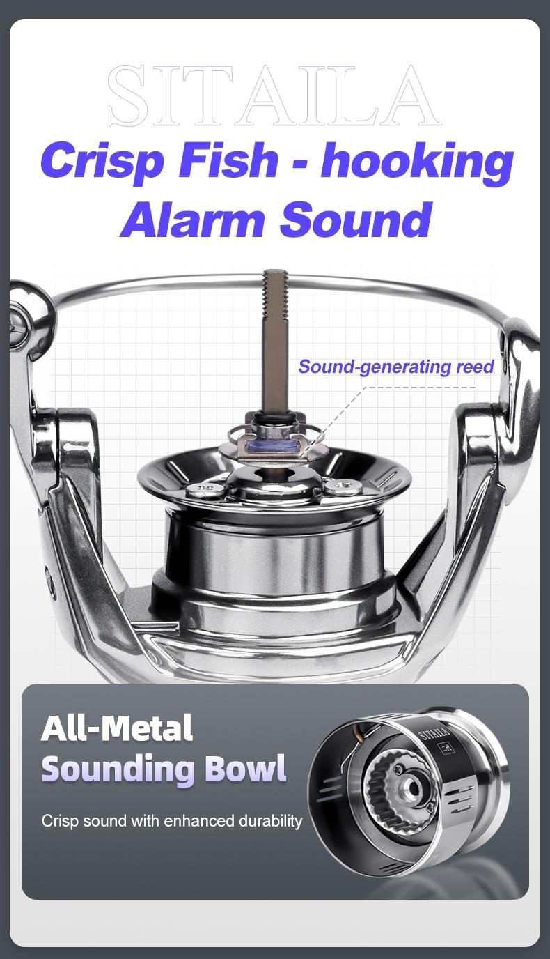 Xiwali Stella Ii Pearl Body Fishing Reel with 6+1 Closed Bearings, 5-Layer Waterproof, Anti-Tangle Spool, Dual Bearing Stabilizing Gear for Lure Enthusiasts Fishing Tackle