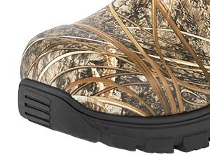 Men's Waterproof Rubber Work Boots, Ankle Rubber Camp Rain Boots Garden Shoes for Mud Snow Farm & Hunting Hiking Fishing Farming Working Outdoor Camo