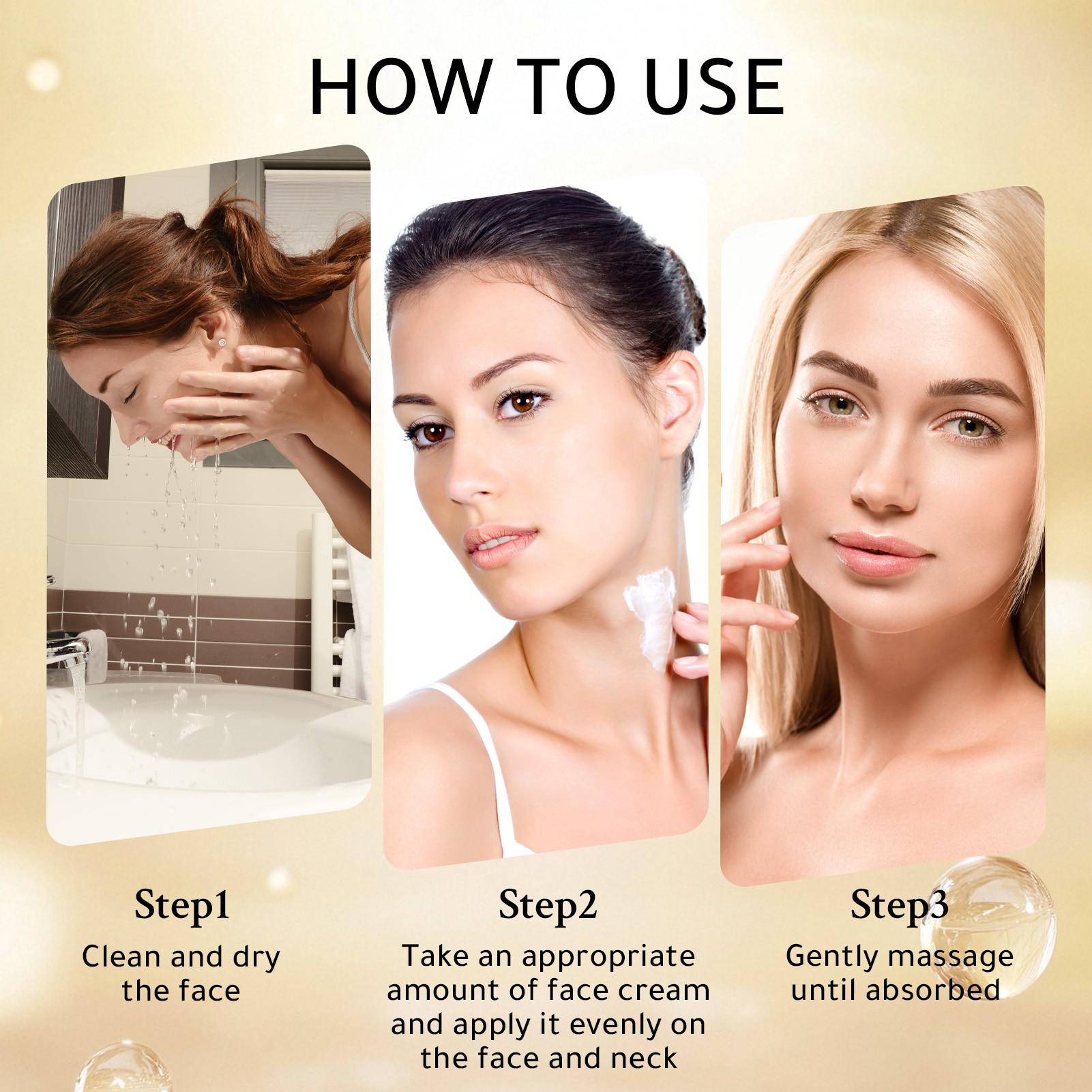 5-Second Anti-Wrinkle Face Cream, Repair Balm with Tea, Vitamin E, Shea Butter, Tightening Moisturizer for All Skin Types