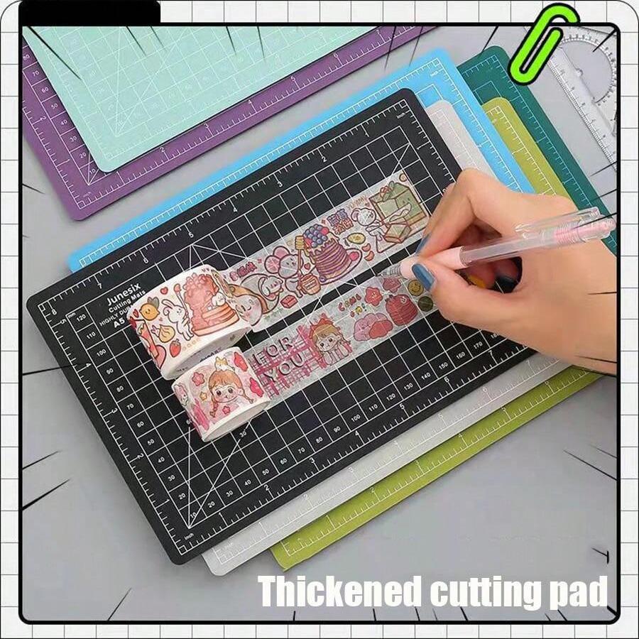 Creative Simple Morandi Push-Button Craft Knife, High-Aesthetic Student Hand Account Paper Cutter, Cartoon Engraving Pen, Writing Tool