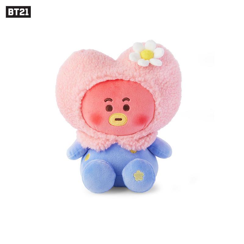 Anime Cartoon Bt21 Sakura Series Plush Toy Dolls Cooky Shooky Chimmy Backpack Keychain Accessories Home Decor Ornaments Gift