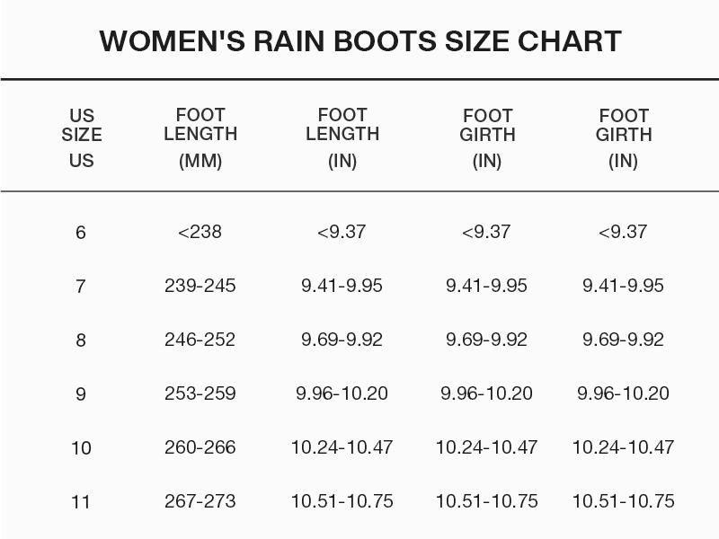 HISEA Women's Waterproof Ankle Rain Boots - Fashion Anti-Slip Garden Shoes with Comfort Insole