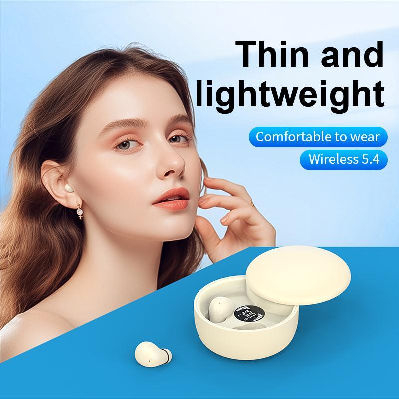 Mini Invisible Headphones Bluetooth 5.4 True Wireless In-Ear Earphones sport Audio Earbud audifonos bluetooth wireless headphones noise cancelling headphones gamingheadset Mini Invisible Headphones Bluetooth 5.4 True Wireless In-Ear Earphones sport Audio Earbud audifonos bluetooth wireless headphones noise cancelling headphones gamingheadset