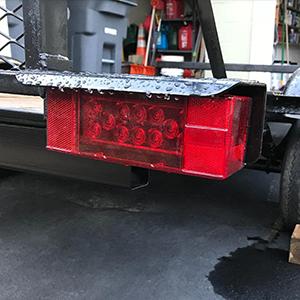 Nilight 2PCS Submersible Kit Low Profile Rectangular LED Stop Tail Turn Signal Side Marker Light on 12V RV Pickup Trucks Marine Boats Trailers Red, White, Black Vehicle  dealsforyoudays