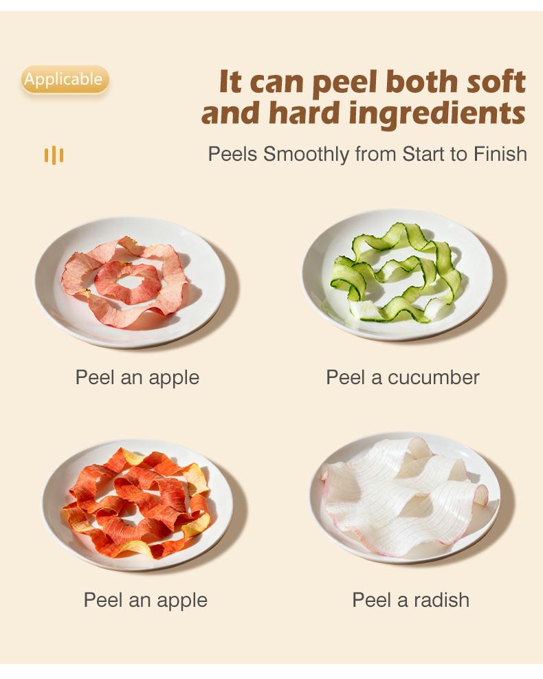 Vegetable & Fruit Peeler (Premium Grade) with Stainless Steel Blade, Wooden Handle, and Added Built-in Bottle Opener – Ideal for Potatoes, Apples, Zucchinis, Papayas, and Pumpkins