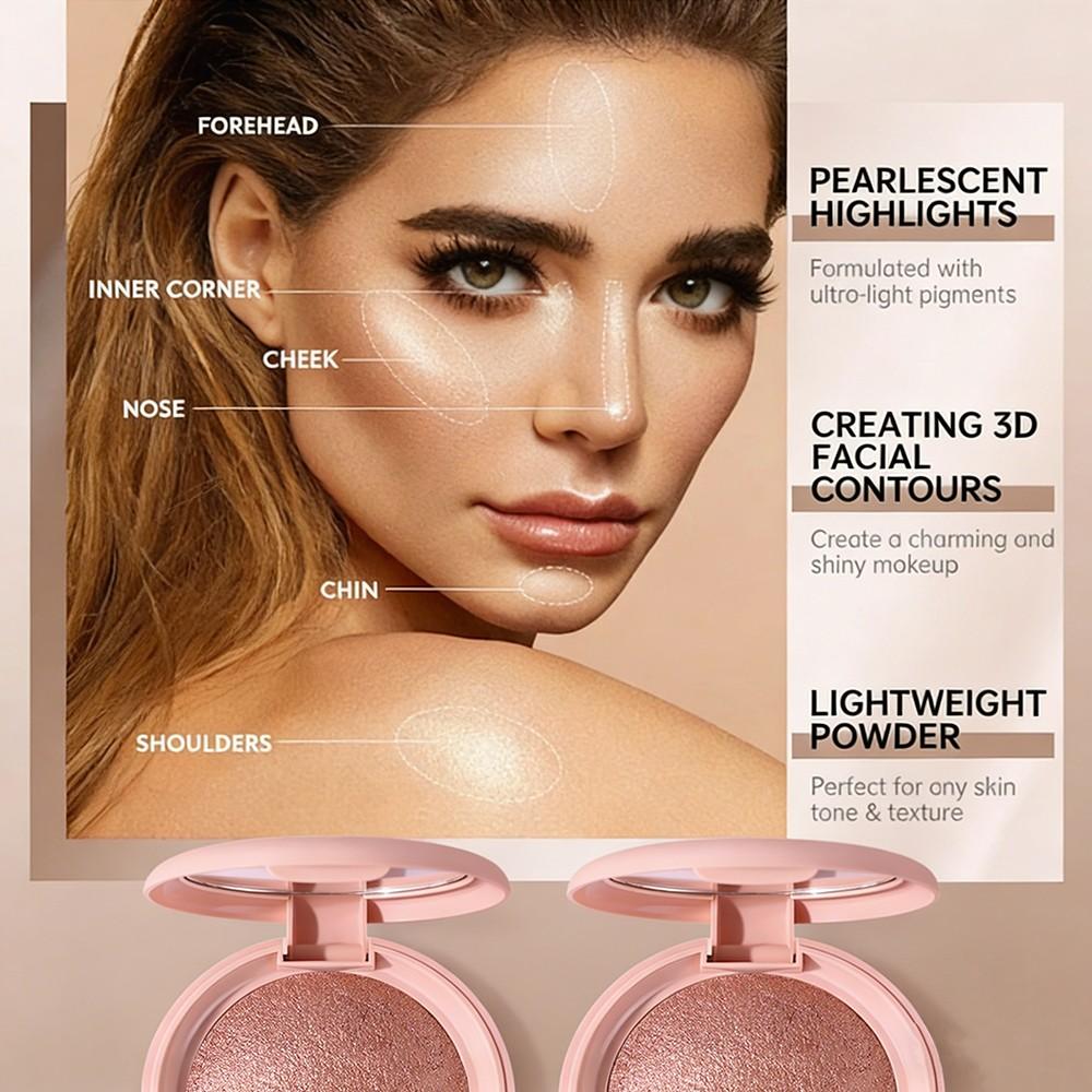 Pride Month Beauty Set, 14-Piece Makeup Kit with Blush Liquid Highlighter Powder Foundation Eyebrow Gel, Rainbow Gift for Women