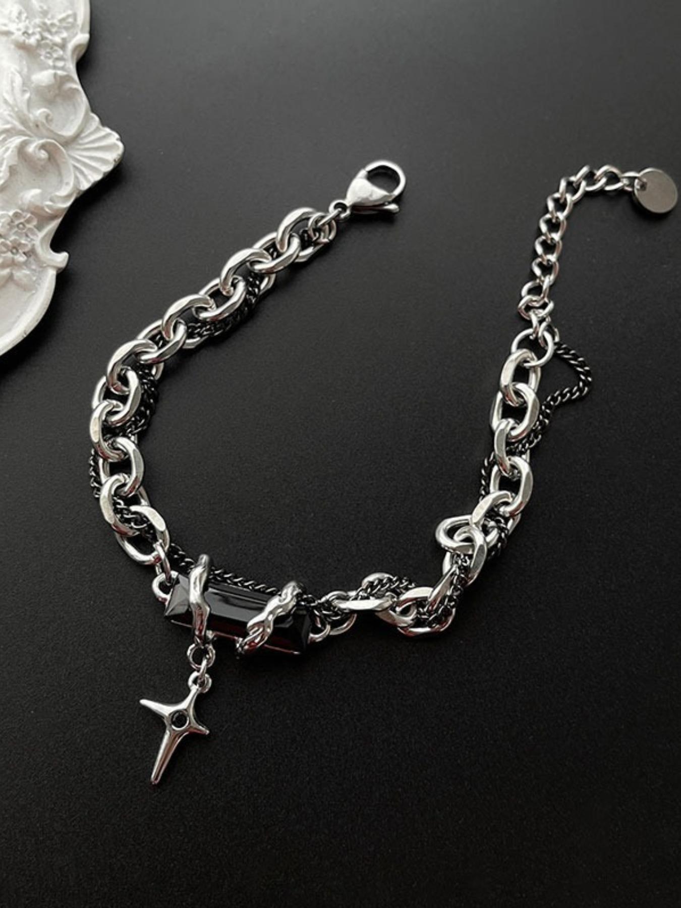 Versatile Titanium Steel Bracelet Design Jewelry, Stylish Accessory for Everyday Wear, Perfect Gift Idea for Him Her