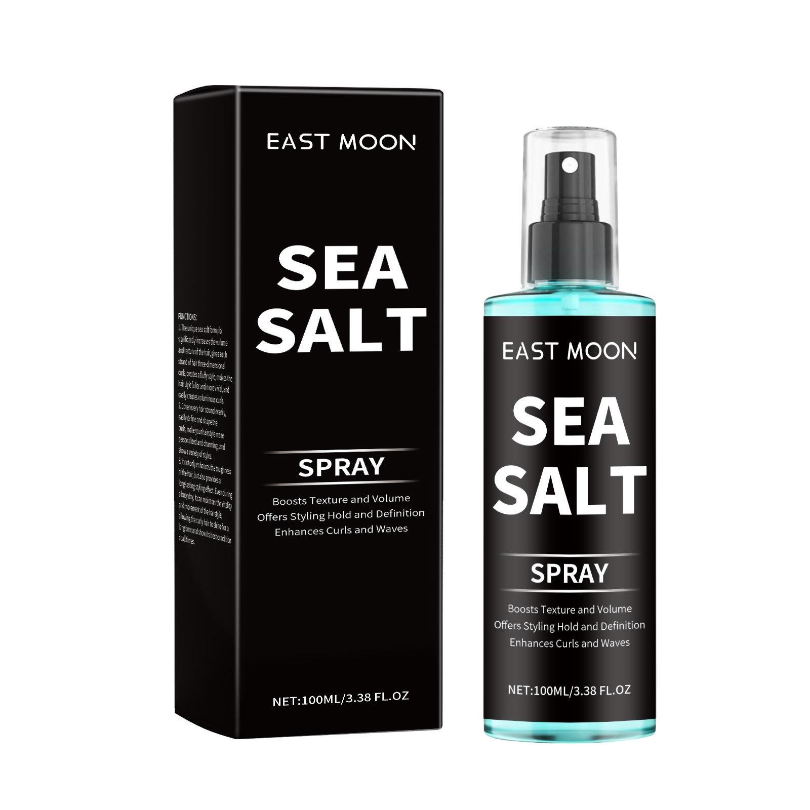 Sea Salt Curl Spray, Styling Gel for Curly Hair, Lightweight Hold, Refreshing Formula, Easy-To-Use Hair Mist, Perfect for Lazy Days
