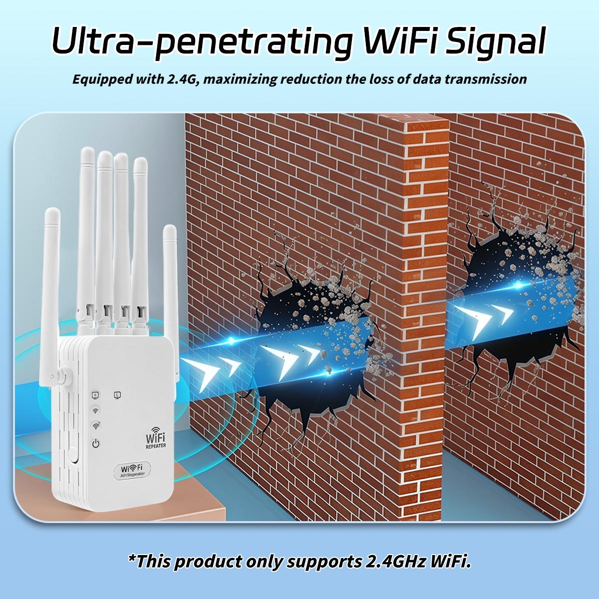 WiFi Signal Booster, WiFi Repeater Extender, 2026 WiFi Extender with 6 ...