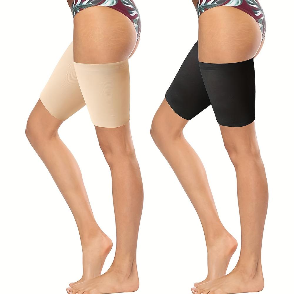 1 Pair Thigh Compression Sleeves, Thigh Brace & Wrap Great for Running Sports, Upper Leg Sleeves, Elastic Thigh Compression Sleeve for Men Women Non-Slip Upper Leg Wraps Support