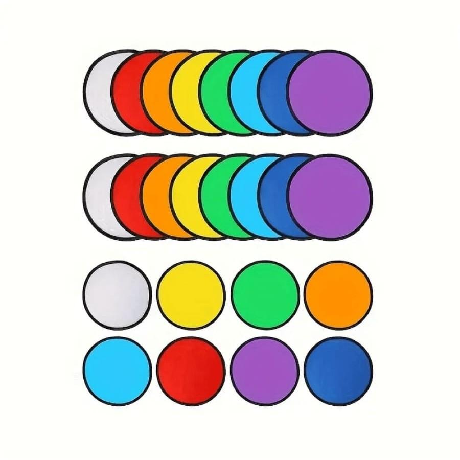 8 Foldable Fans for Outdoor, Sports, and Home Use, Convenient Storage Fan, Super Beautiful Folding Fan, Round Fan Design