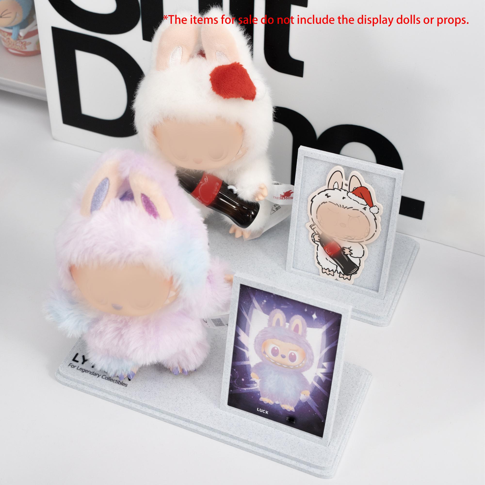 Plush Pendant Display & Storage Stand - Desktop Showcase Base for Collectible Cards and Decor​