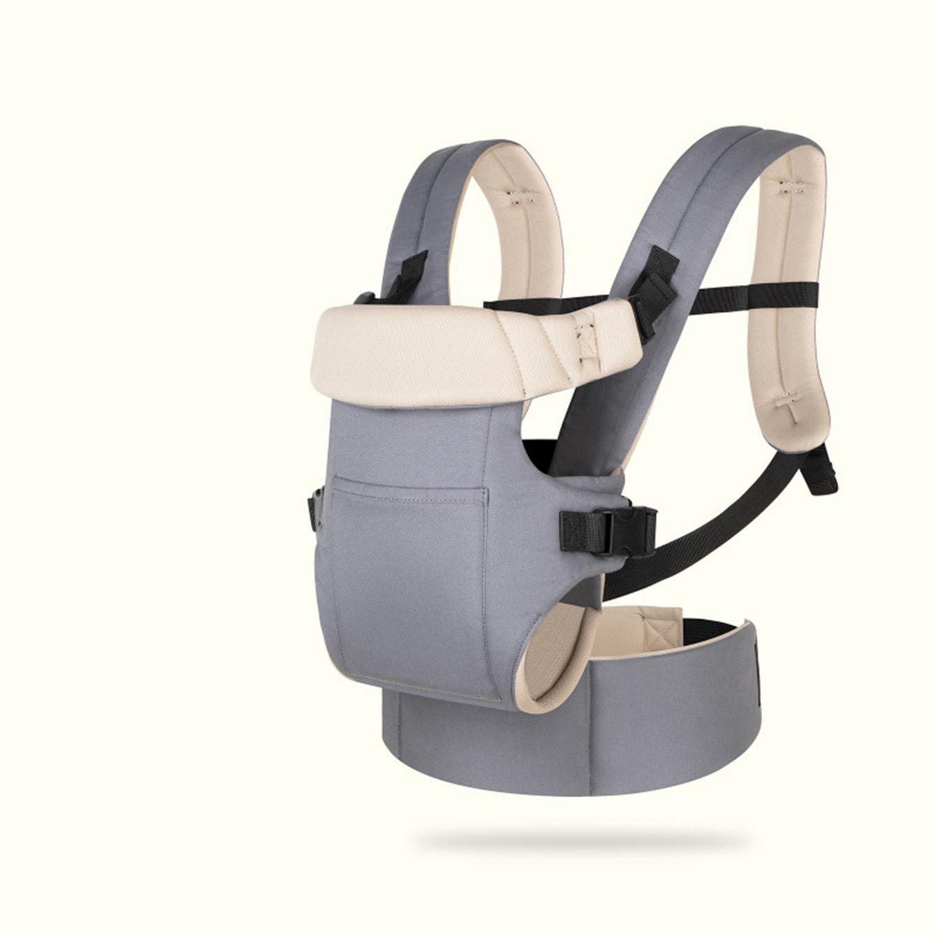 Multifunctional Baby Carrier Front and Back Use, Adjustable Kangaroo Style Backpack for Infants, Hands-Free Baby Sling for Travel