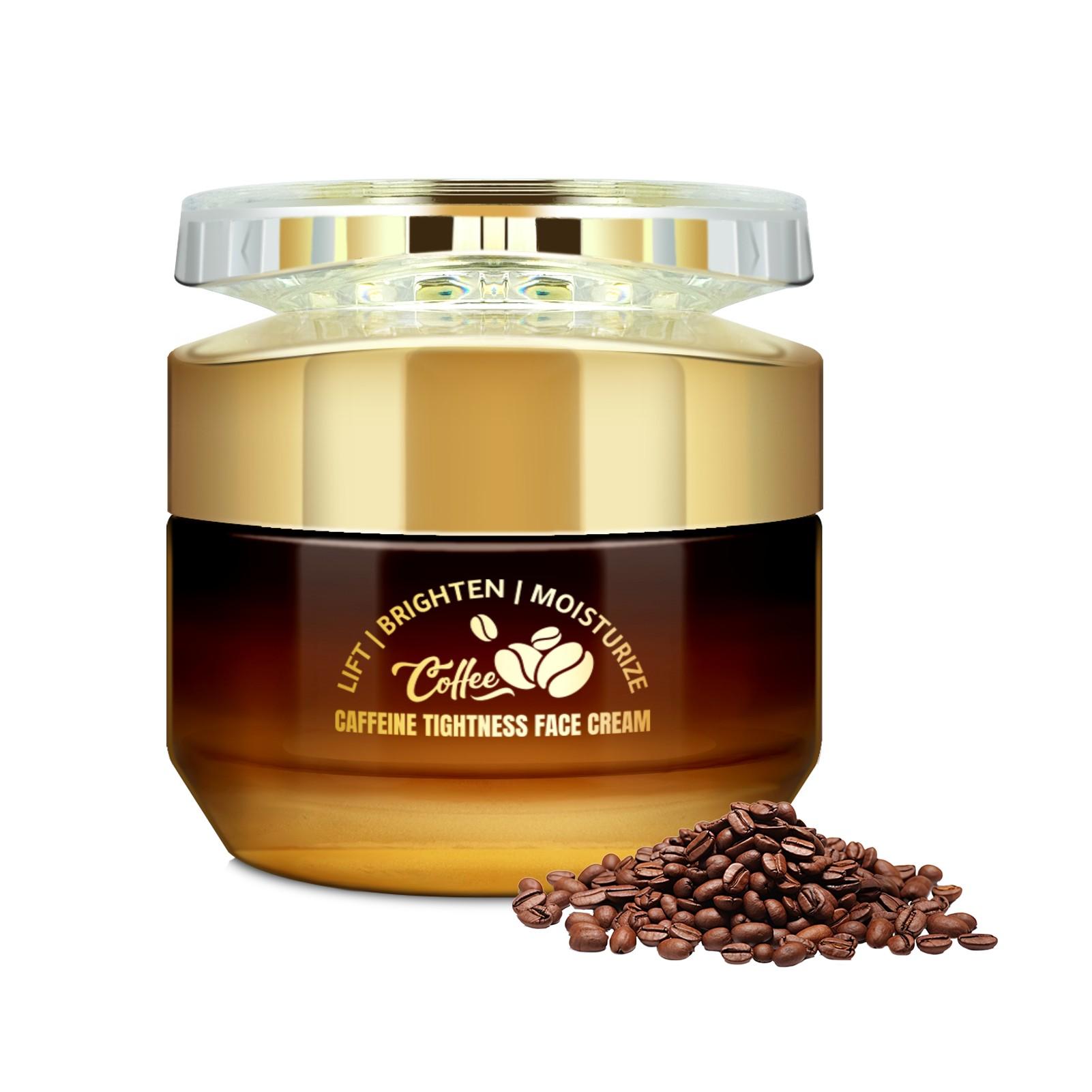 Firming Moisturizer Balm, Contains Caffeine, Hyaluronic Acid, Collagen, Vitamin E, Retinol, Reduces Fine Lines, Wrinkles, 50g