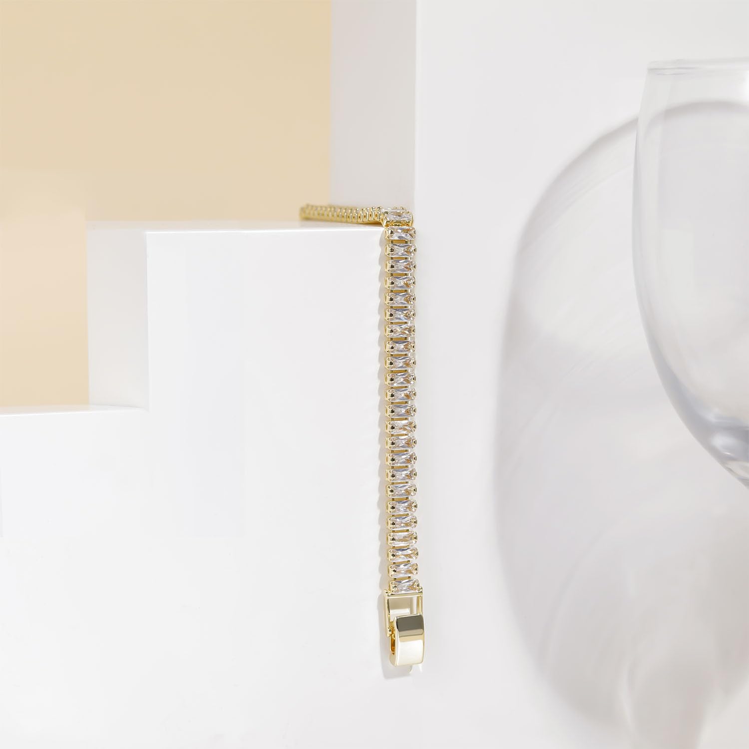 EAMTI 6mm Cubic Zirconia Bracelet for Women Mother's Day/Birthday/Anniversary Day/Valentine’s Day