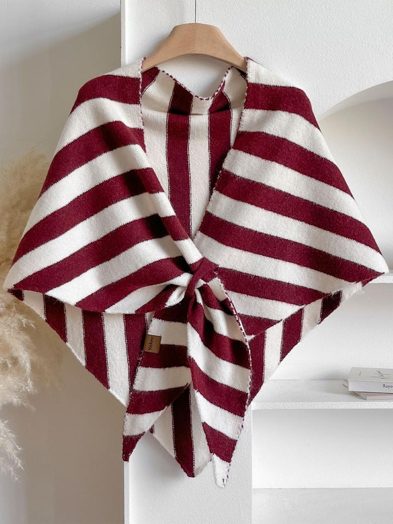 Women's Trendy Solid Shawl, Casual Soft Comfortable Scarf for Daily Wear, Fashion Accessories for Women & Girls