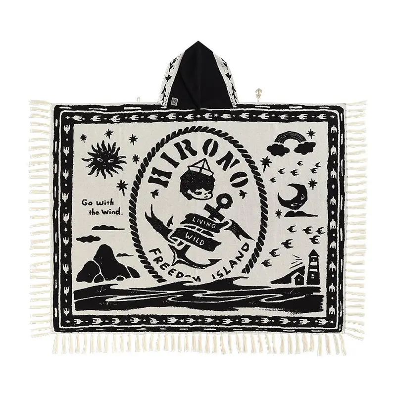 POP MART Hirono Living Wild – Freedom Island Cloak Blanket