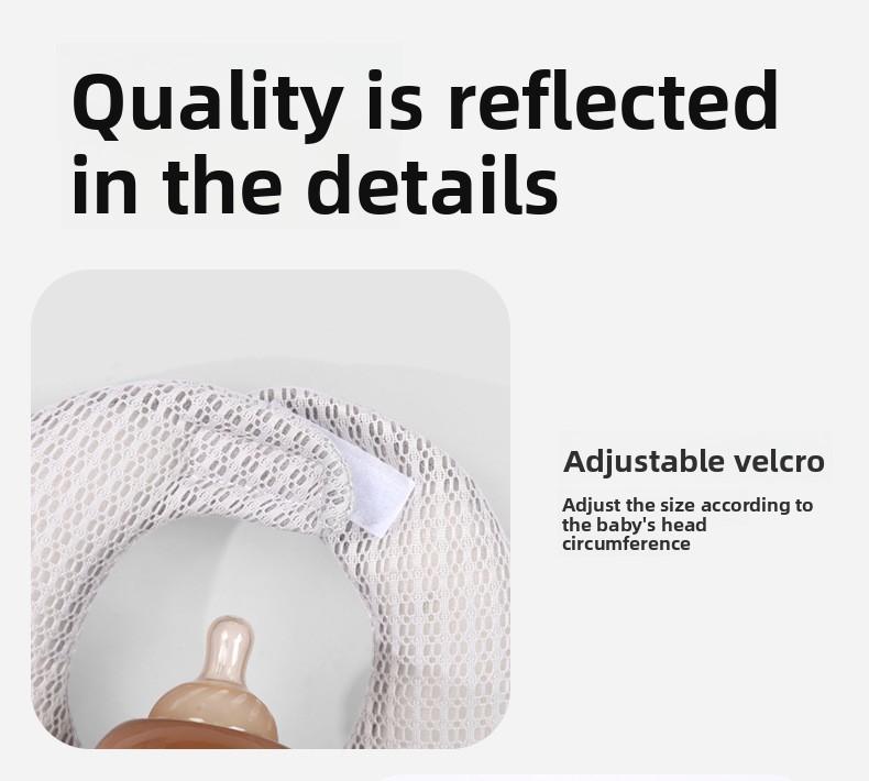 Langkes Baby Automatic Feeding Pillow Newborn Anti Spit Up Nursing Cushion Hands Free Bottle Holder for Infant Self Feeding Milk Bottle Fixing Support Multifunctional Baby Feeding Assistant