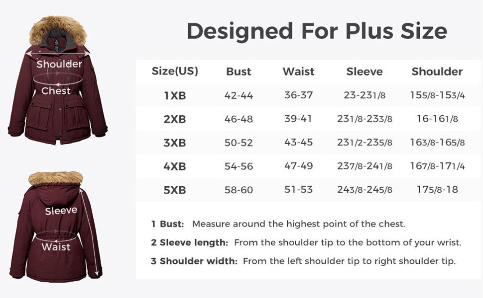 Women's Plus Size Winter Coat Water-Repllent Puffer Jacket Warm Thicken Parka Overcoat with Removable Hood Lady Comfort Longsleeves Outerwear windbreaker jackets