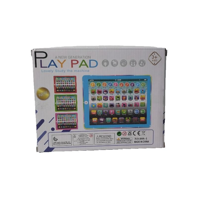 Large-Sized English Tablet Learning Machine Model Toy For Children With Simulated Lighting, IPAD Early Education Educational Story Machine