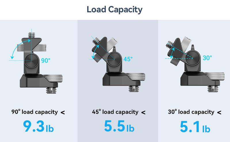 SmallRig Adjustable Camera Monitor Mount for ARRI-Style (Upgrade), 360° Swivel and 180° Tilt Monitor Holder Anti-Twist Support 5” and 7” Field Monitor- 2903B