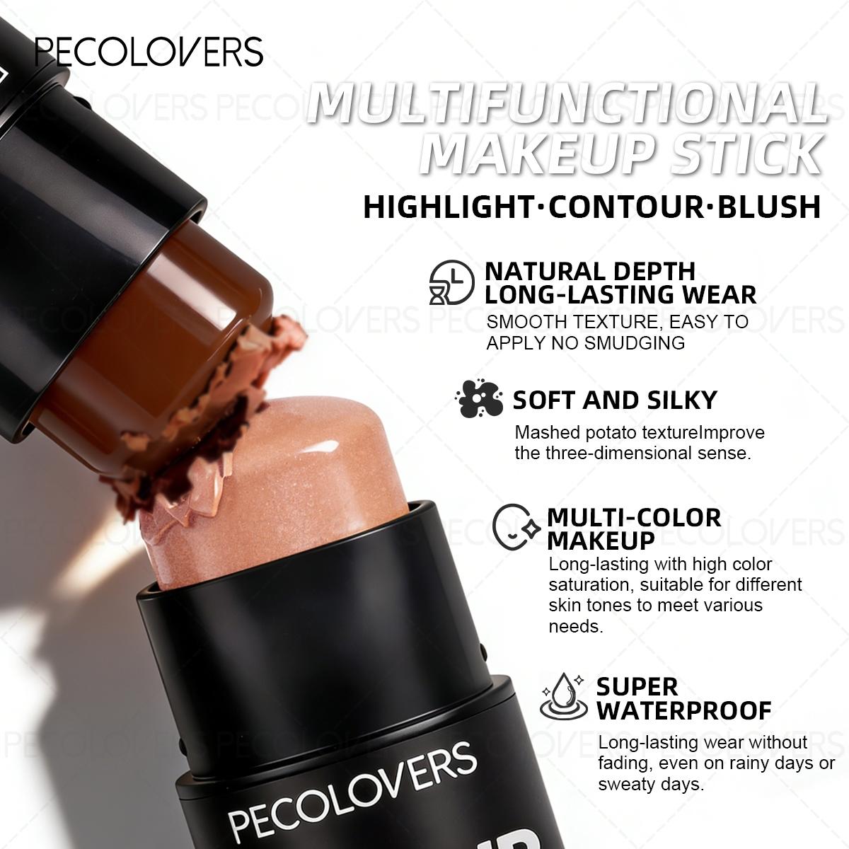 1PC Jelly Moisturizing Blush Stick, Long-lasting Color, Waterproof and Smudge-proof, Smooth and Easy To Color, Soft Texture, Compact and Convenient, Ideal for Birthday Gifts and Party Makeup