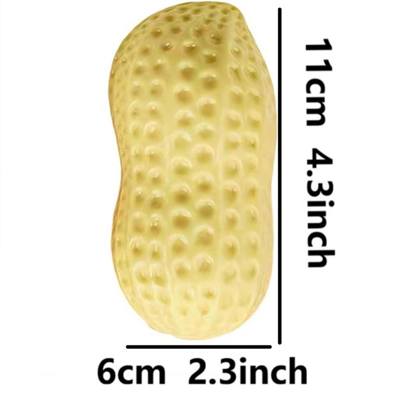 Peanut Squishies Soft Squeeze Dough Squishy for Anxiety Relief & Focus – Sensory Decompression Toy for Kids & Adults – Fun Desk Toy & Party Favors
