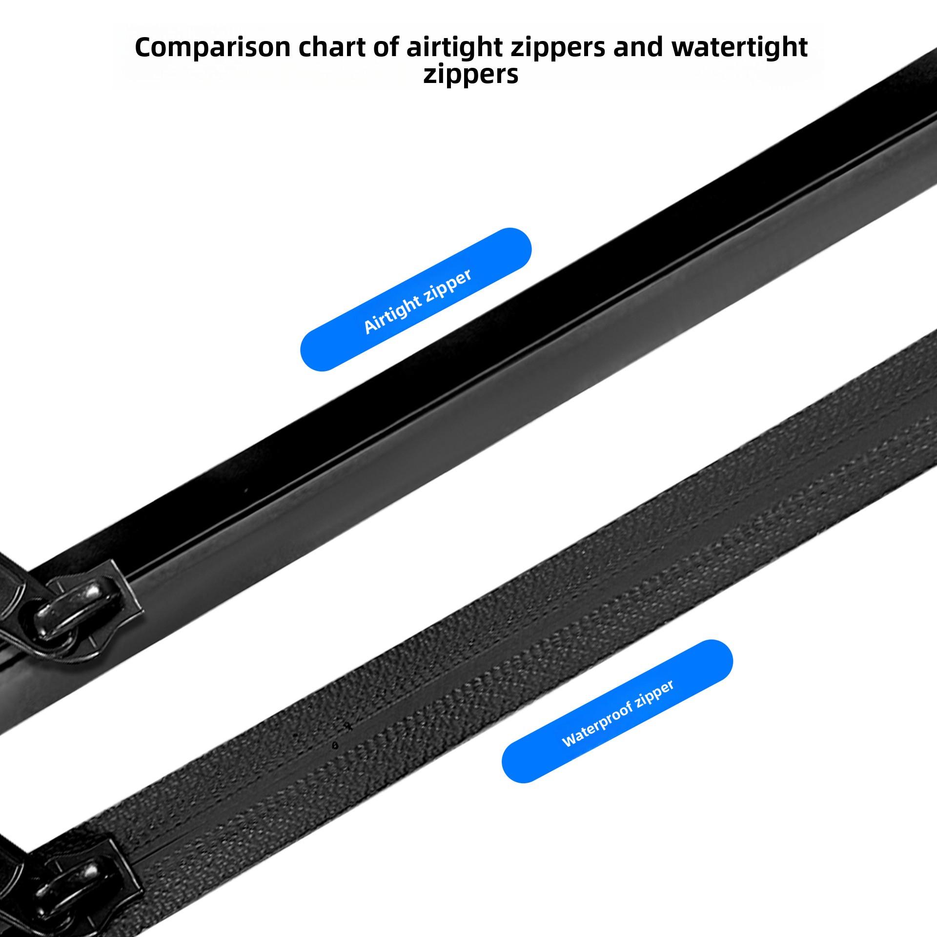 Airtight Zipper Waterproof Waist Bag, PVC Portable Touchscreen Phone Bag for Outdoor Camping and Swimming