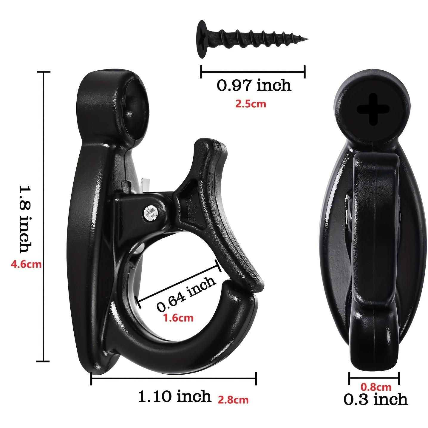 Multifunctional Screw-In Hooks, Hangers for String Lights, Plants, Wind Chimes, Halloween Christmas Patio Decor