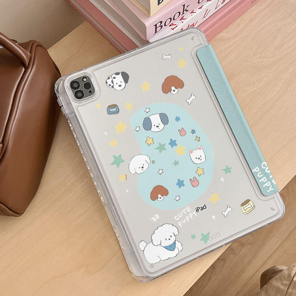 Dog Collection Cute Cartoon Case For iPad 10th 11th A16 100.9 Air 11 13 M2 M3 Mini 6 Pro 11 7th 8th 10.2 Air 4 Air 4 Air 510.9 Pro 12.9 Samsung Galaxy Tab Redmi Xiaomi Pad Huawei MatePad AAuto Sleep Awake Pencil Slot
