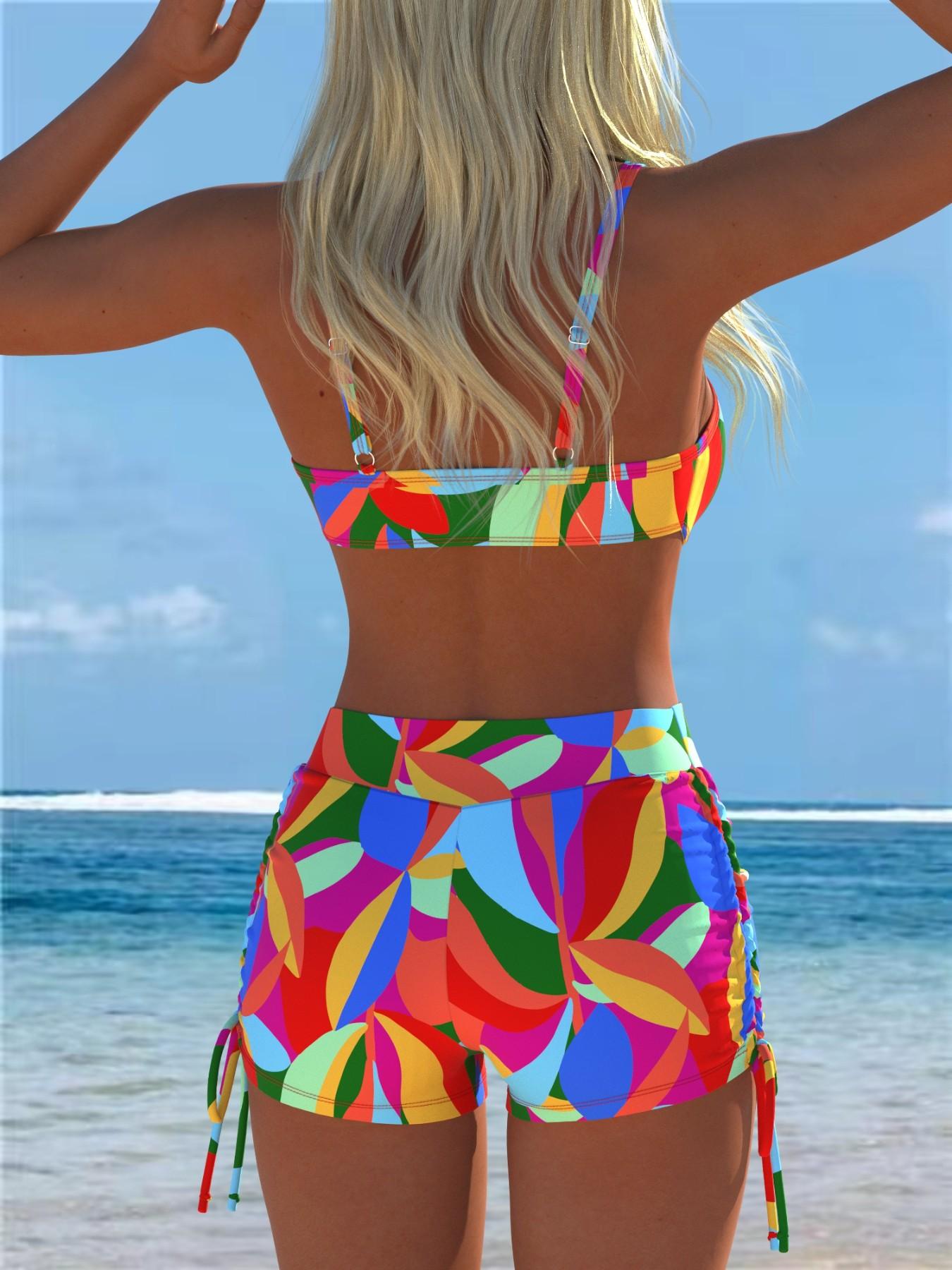 Women's Fashion Split Bikini, Stylish Two-Piece Swimsuit, Perfect for Beach & Pool, Trendy Summer Swimwear, Comfortable & Chic Design
