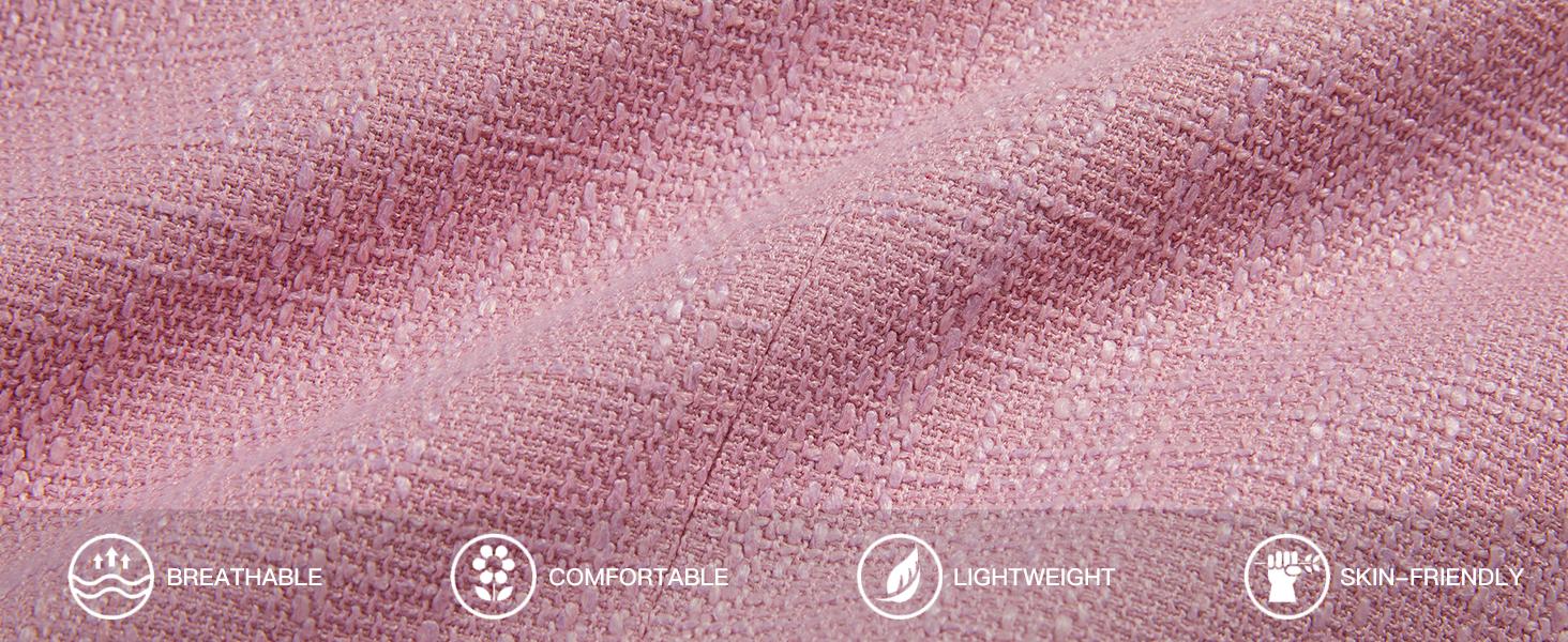 Cicy Bell Women's 2 Piece Tweed Blazer Shorts Set Long Sleeve Double Breasted Suit Jacket Business Outfit Soft Thick Fabric Fitted Elegant Professional